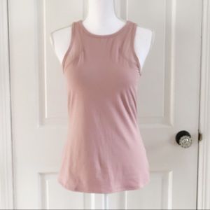 Fabletics Pink Tank with Built-in Bra